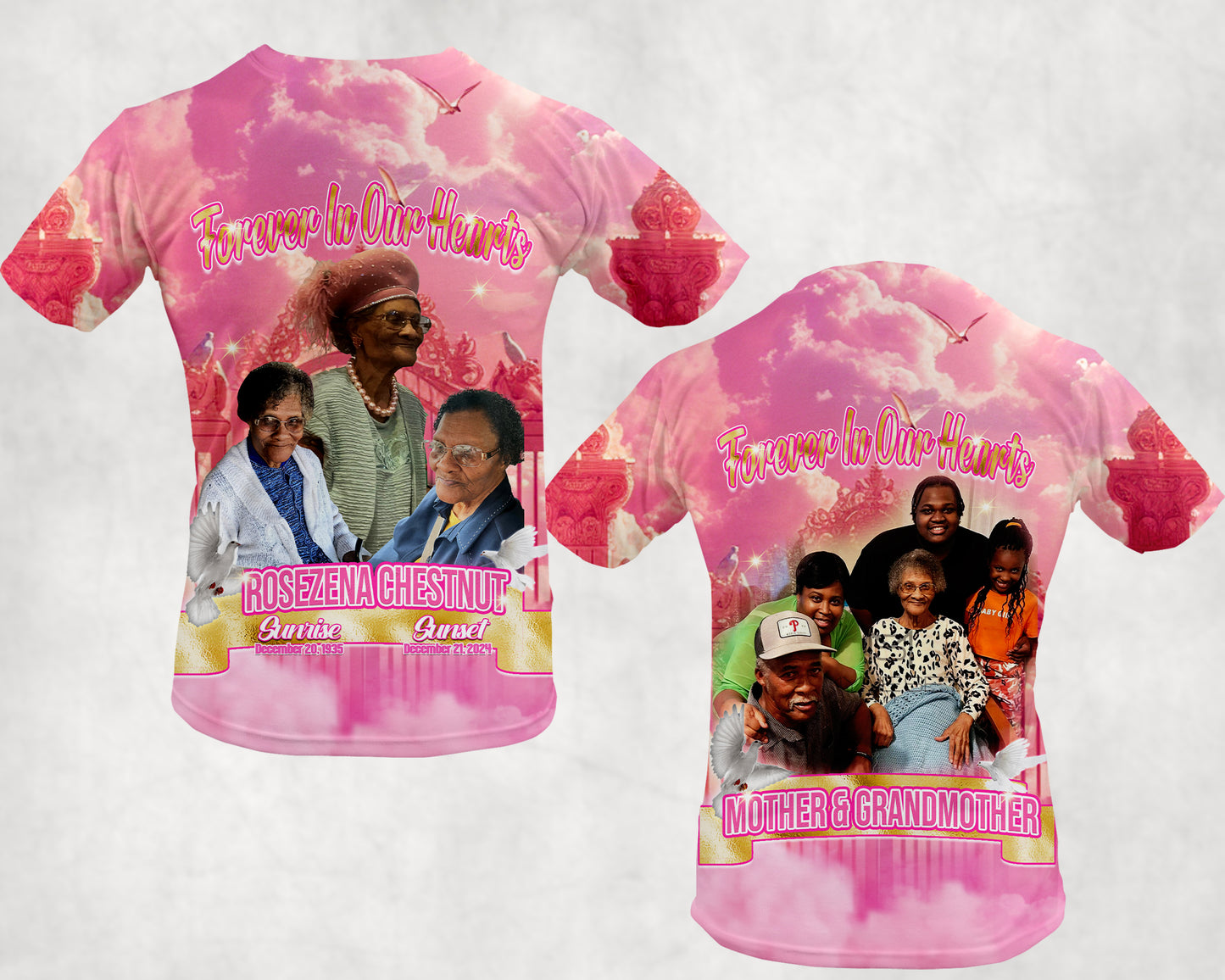 3D-Allover Or 3D Allover Front Only Custom Order Form