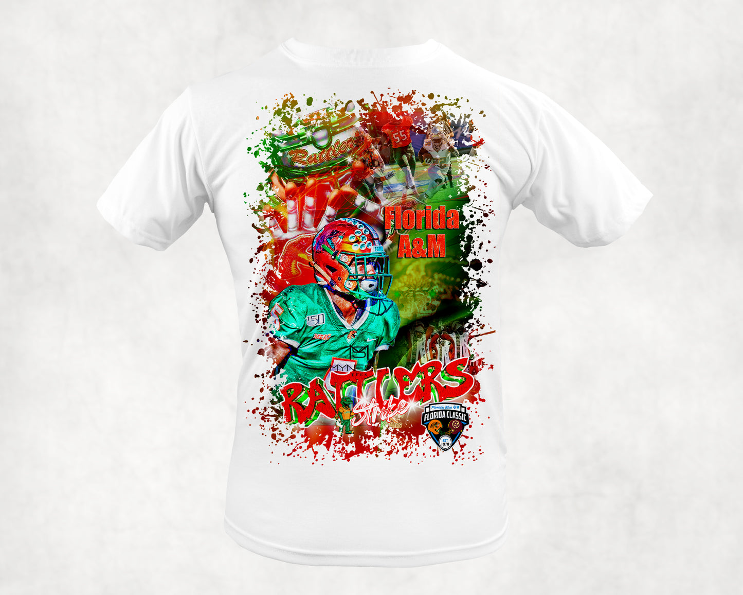 Florida A&M Classic Centered Front T-Shirt Design