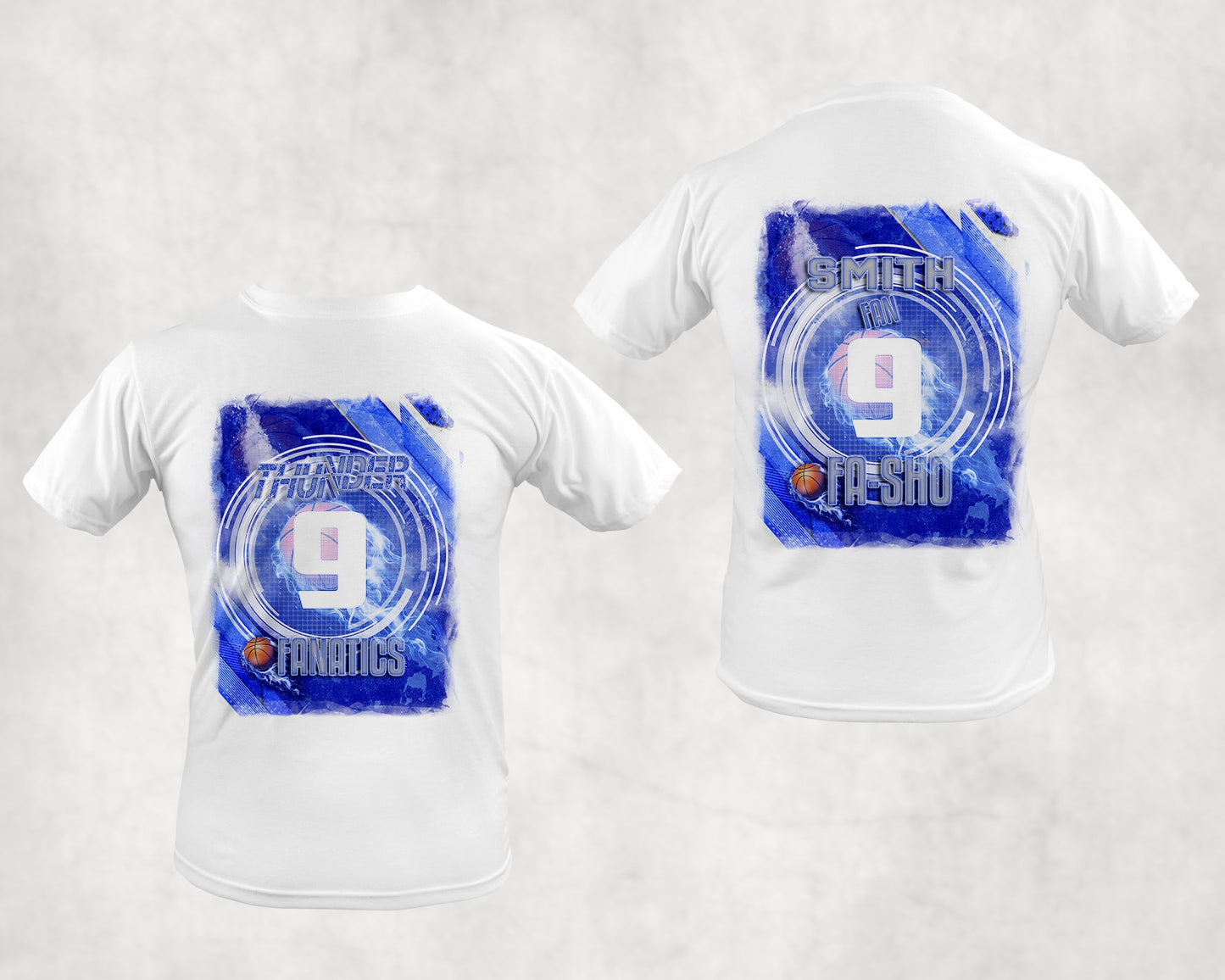 Basketball Fanatic Centered Front