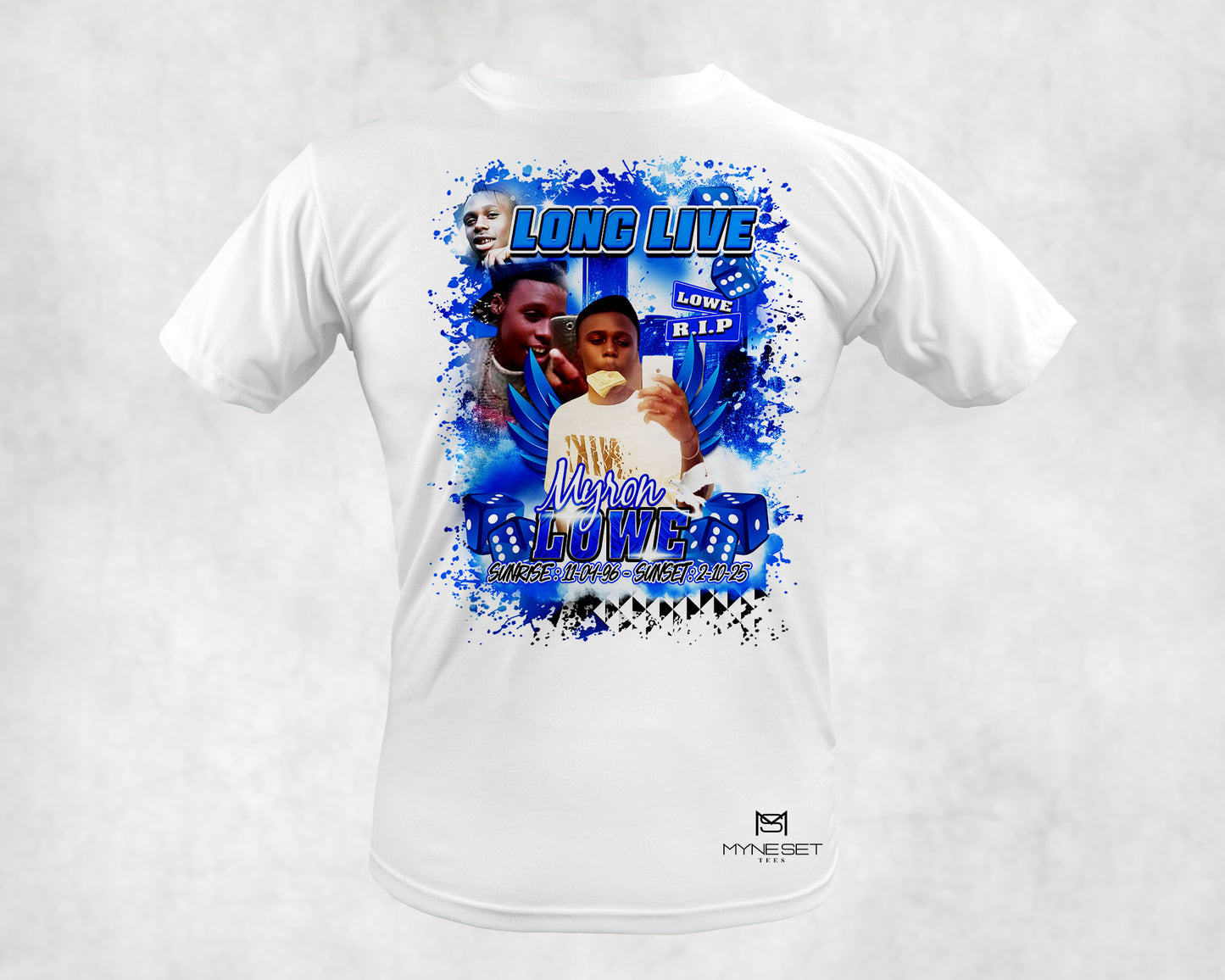 Blue Domino Memorial T-Shirt