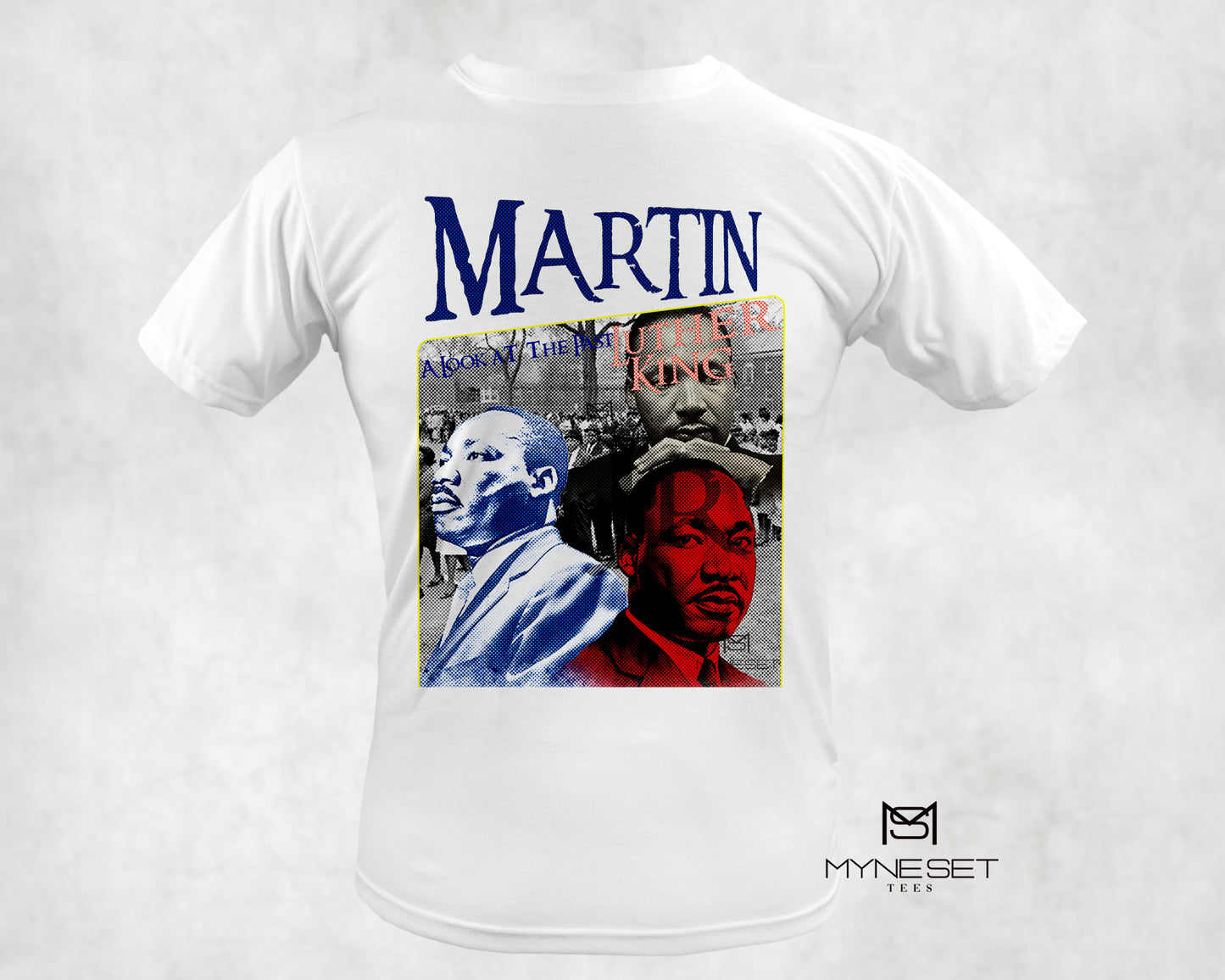 Martin Luther King Centered Front T-Shirt Design