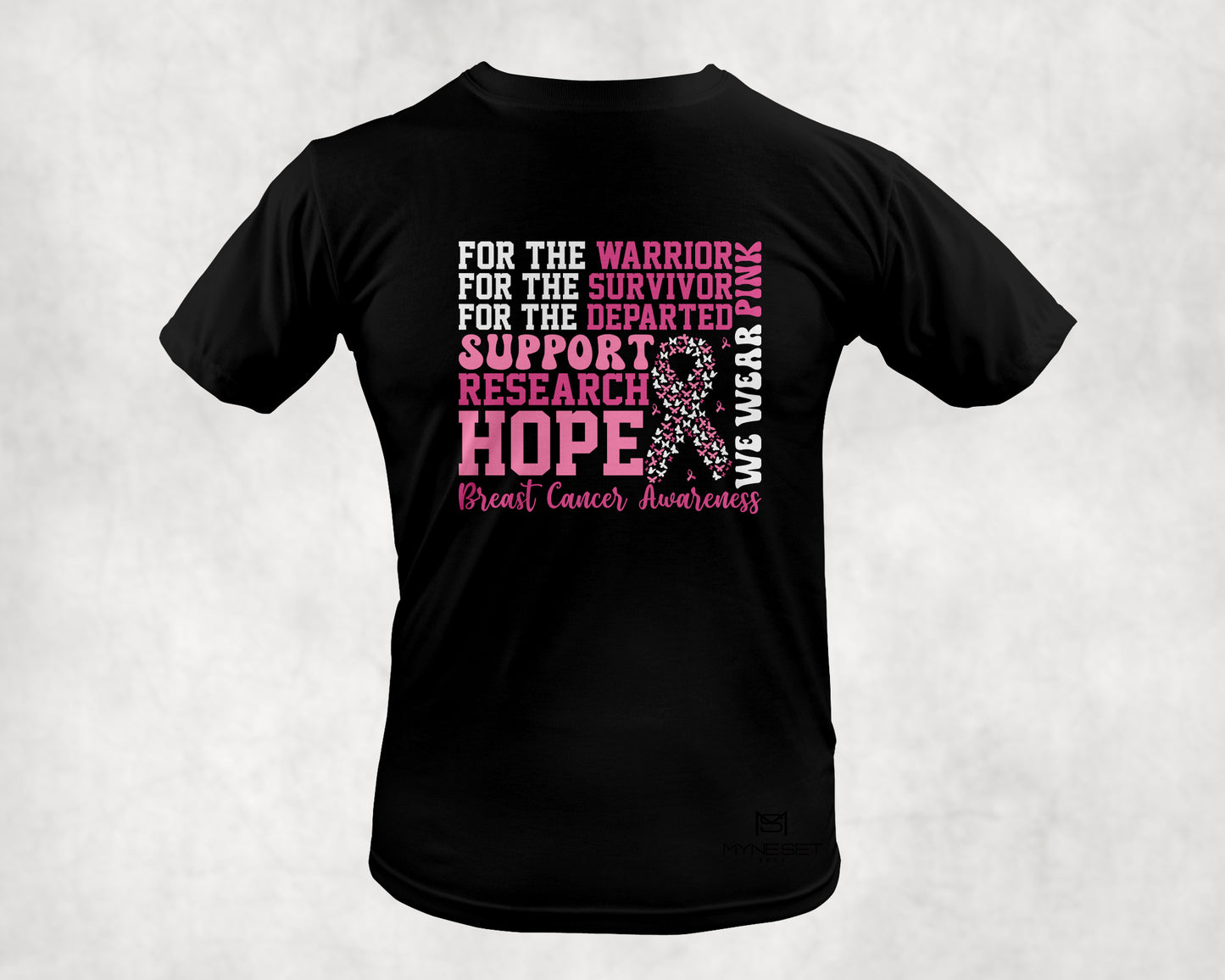π We Wear Pink β Breast Cancer Awareness T-Shirt π