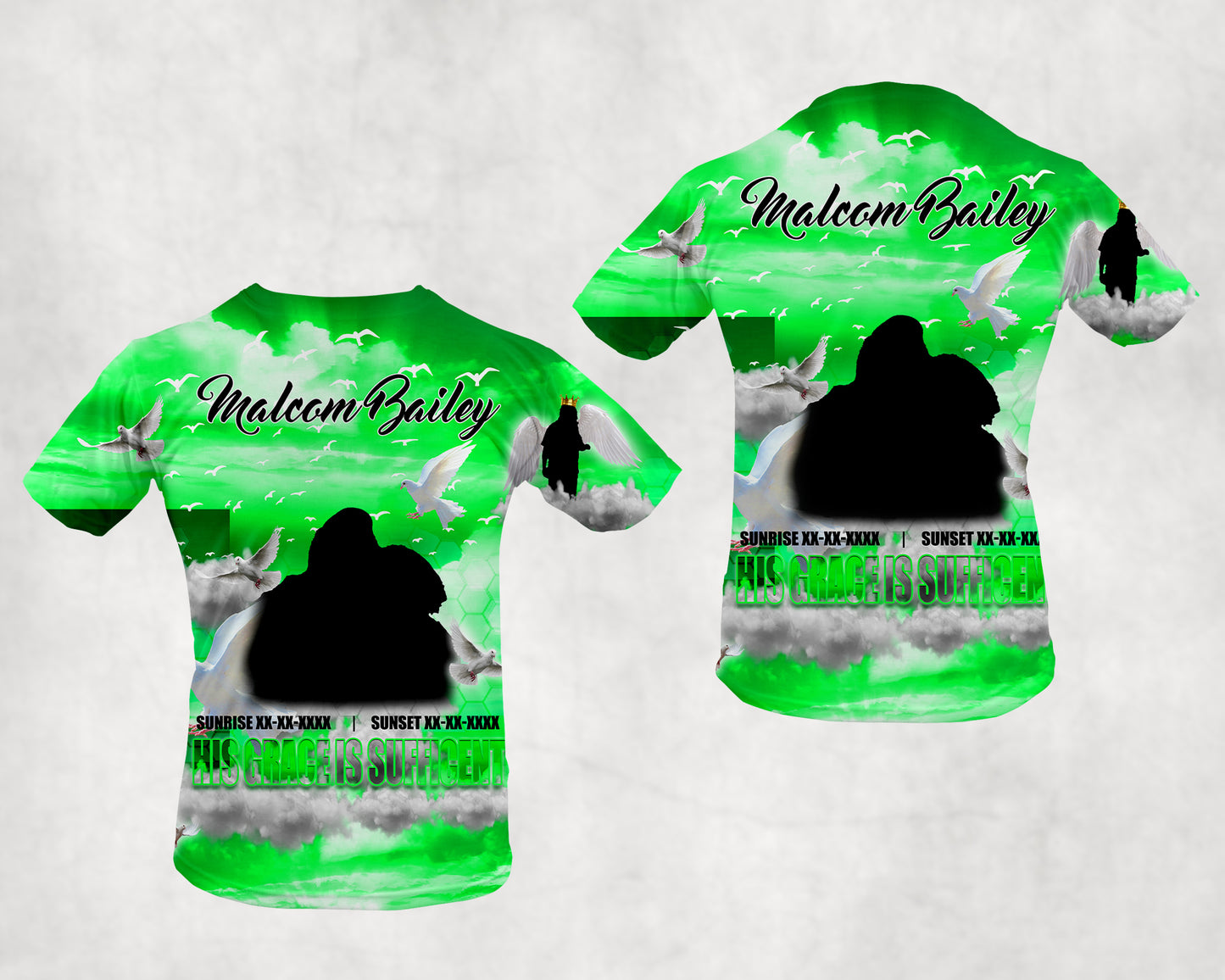 Memorial Allover 3D Design