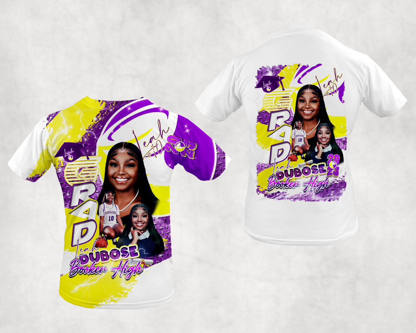 GRAD Graduation #3D or Centered Front