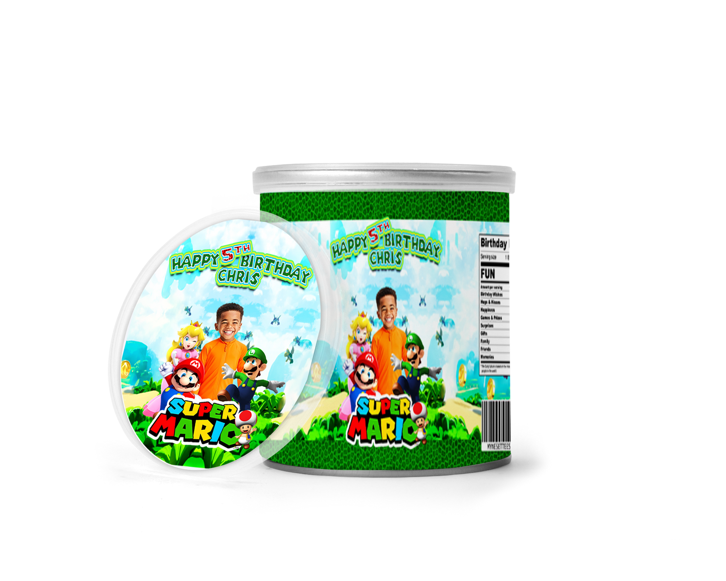 Mario Brothers Party Treat Favor Package