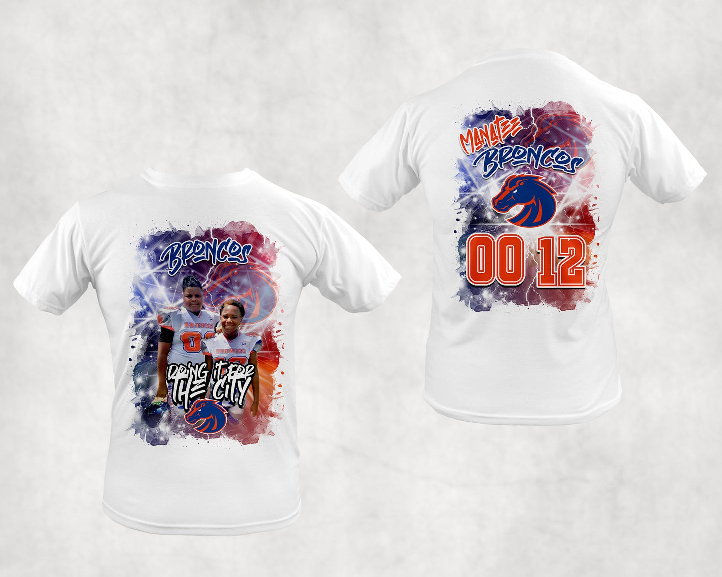 House Divided Centered Front T-Shirt Design