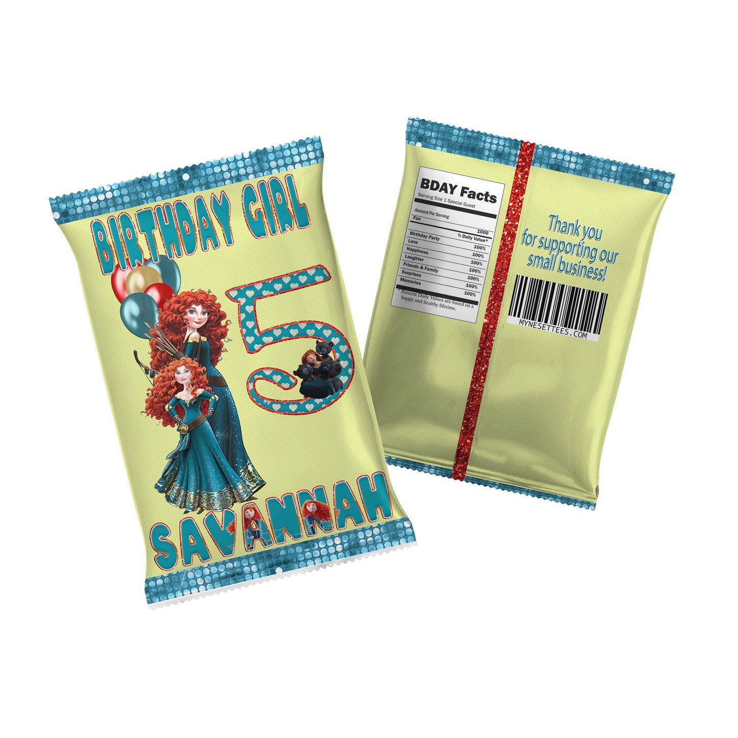 Customize Party Favors (Order Form Only)