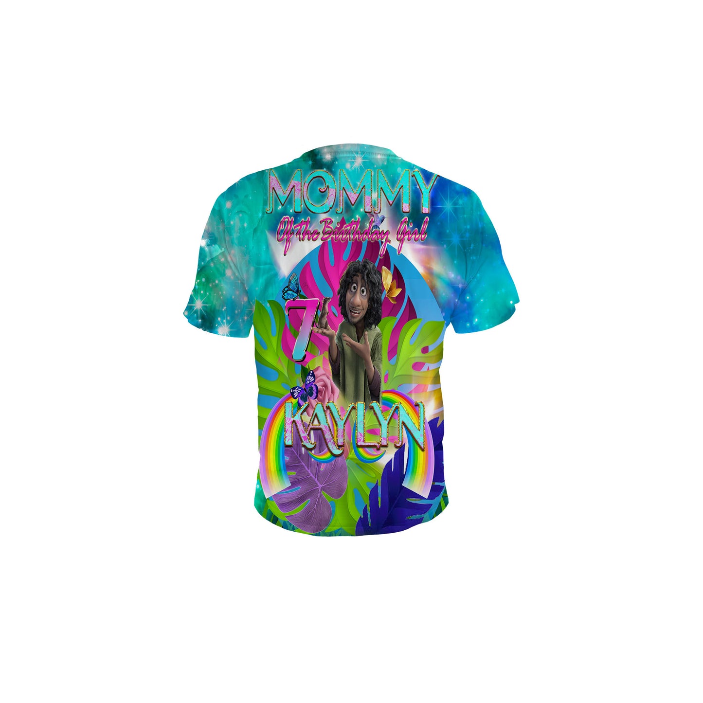 Encanto Custom T-Shirt Design Centered Front 13x19 or 3D All Over Custom T-Shirt Design