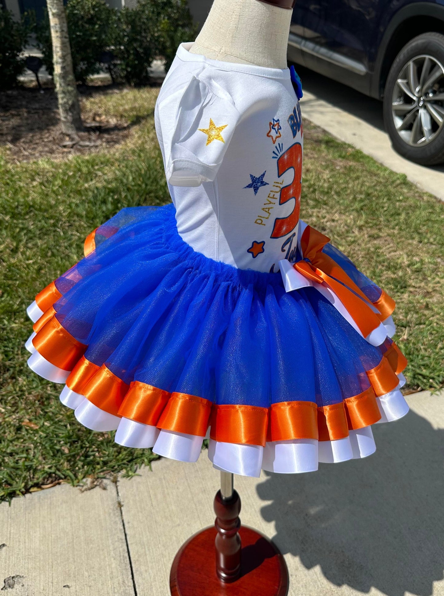 Blippi Ribbon Trim Girl Tutu Set