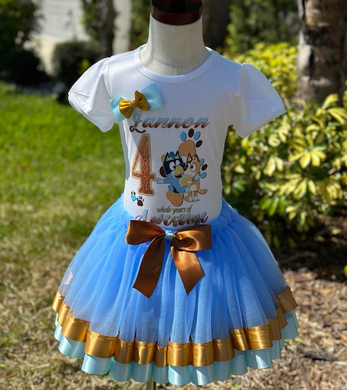 Bluey Girl Tutu Birthday Set Myne Set Tees & More Bluey Girl Tutu Birthday Set Myne Set Tees & More