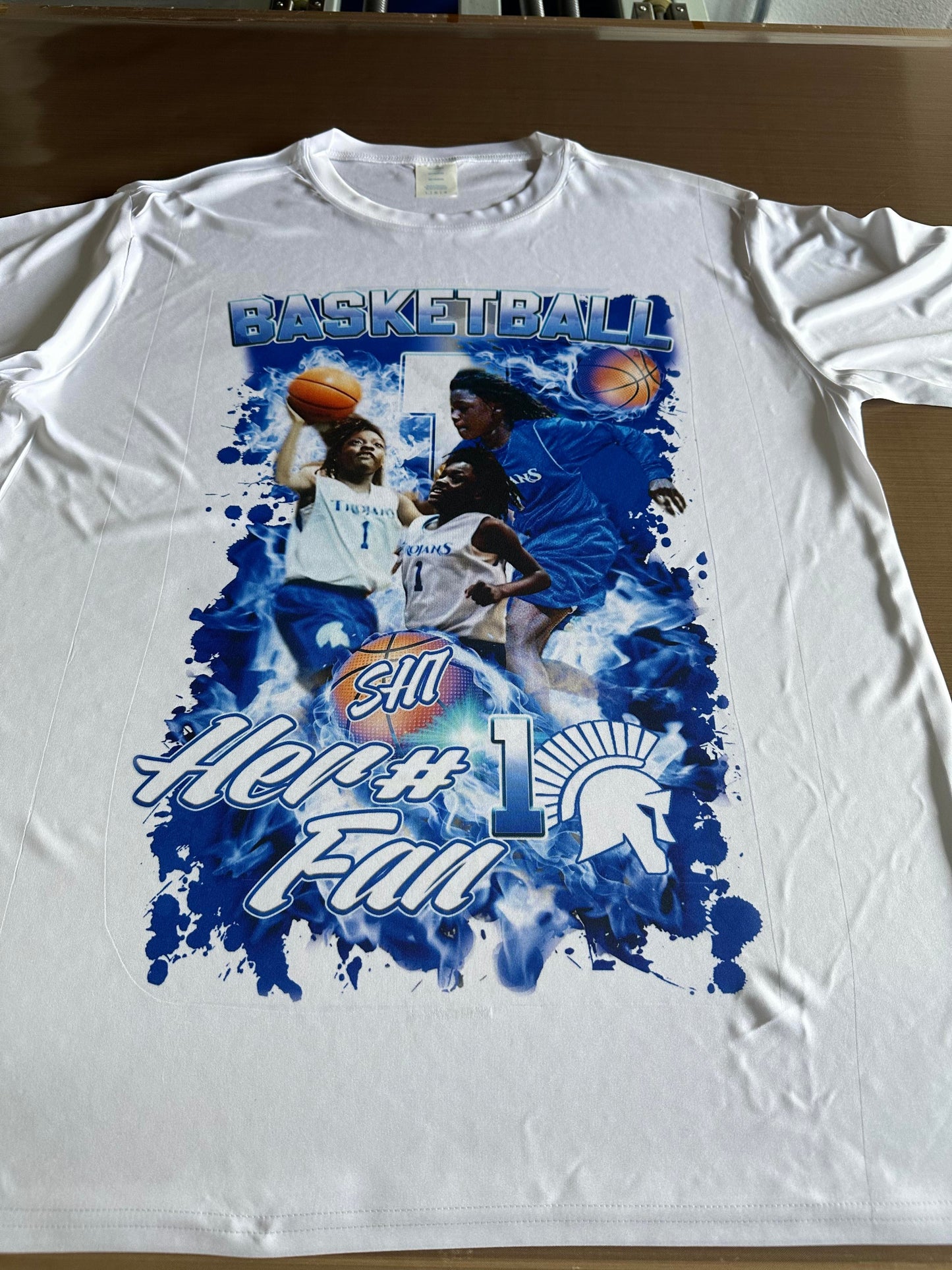 Basketball #1 Fan (Centered Front)