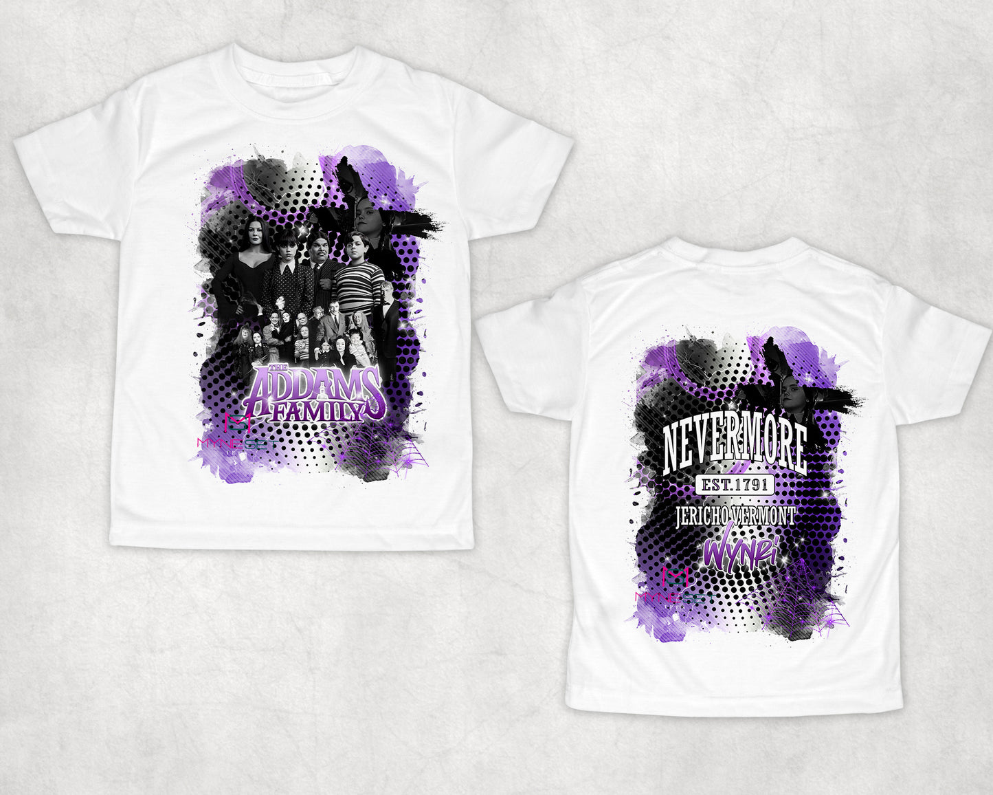 Adams Family Shirt Centered Front T-Shirt