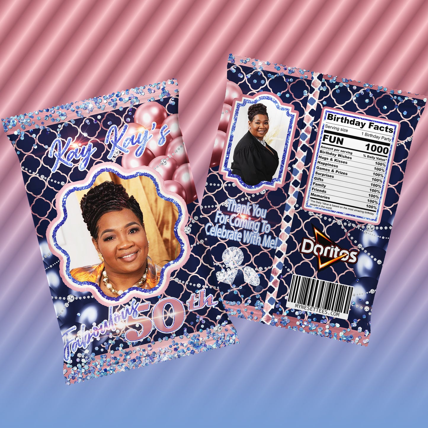 Fabulous 50 Custom Party Treat Package