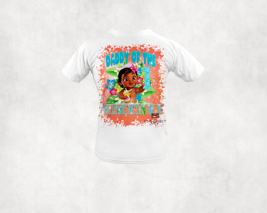 Hawaiian Girl Birthday Shirts