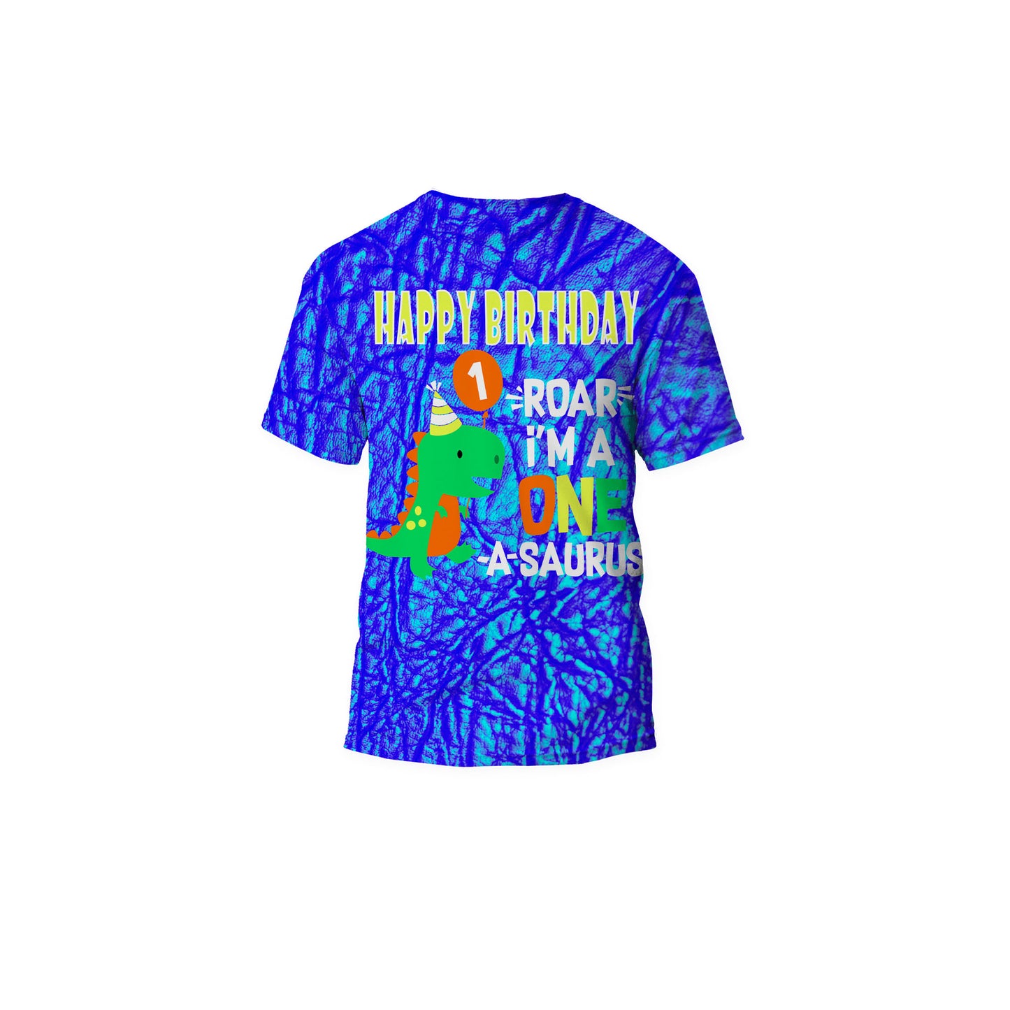 Roar Dinosaur Theme T-Shirt Centered Front 13x19 or 3D Allover Custom T-Shirt