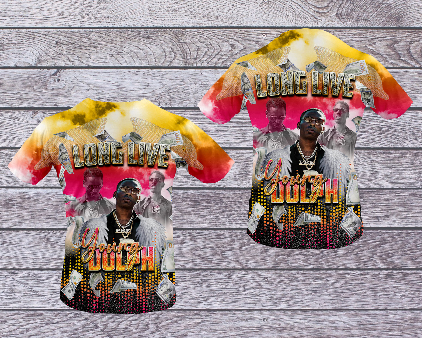 Memorial 3D All Over Custom T-Shirt Design (Dolph)