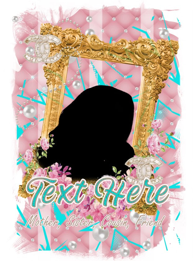 Digital Photoshop Template Centered Front Framed Template