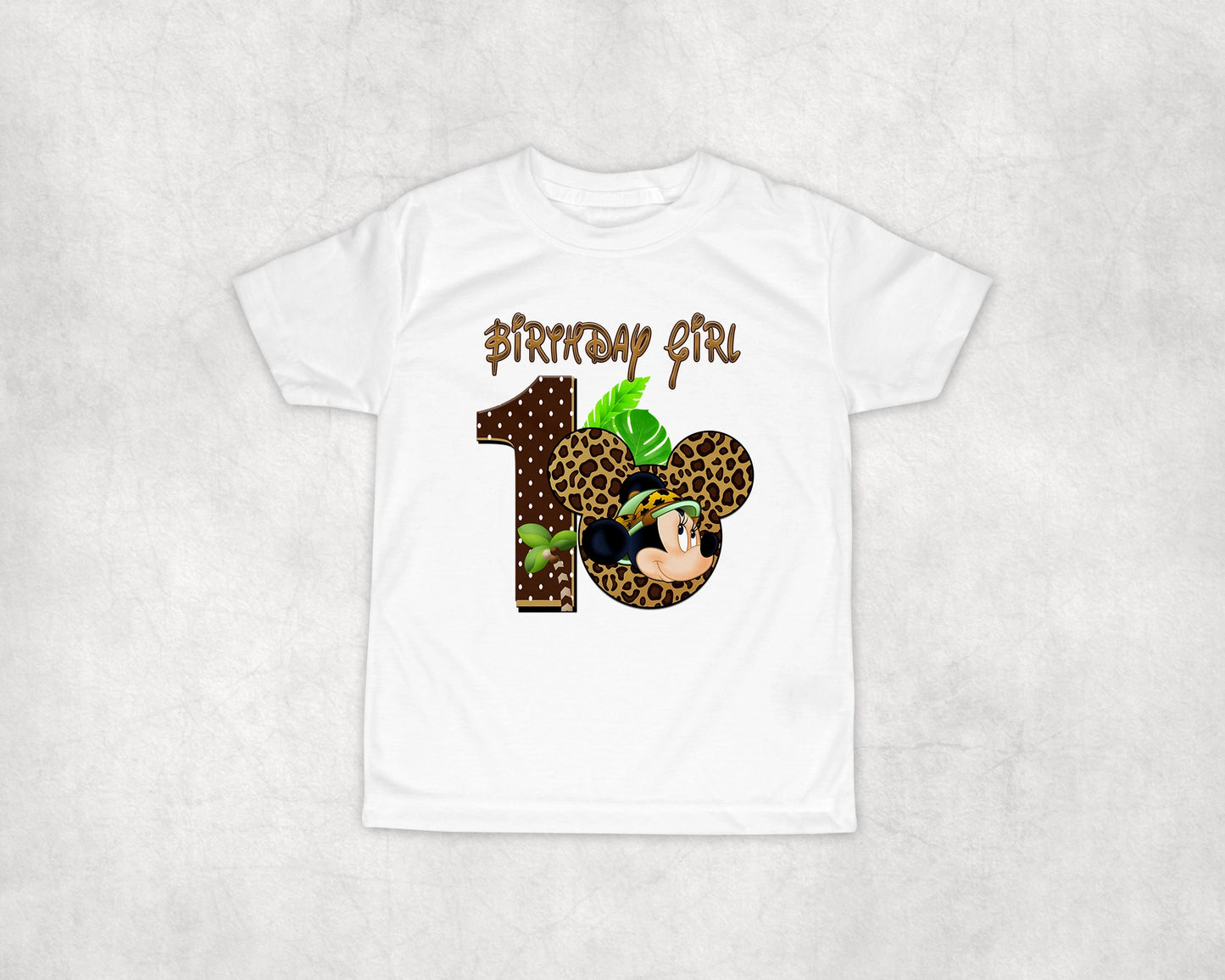 Safari Minnie Mouse Birthday Tutu Set