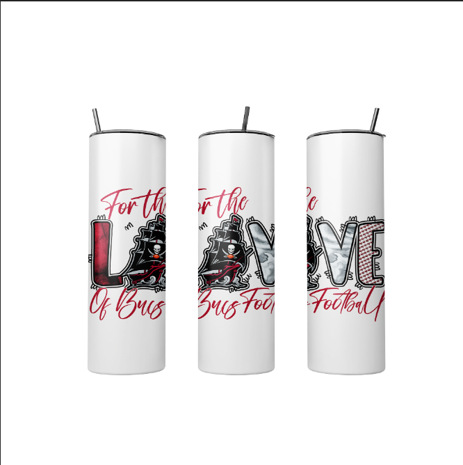 Tampa Bay Bucs Love Tumbler