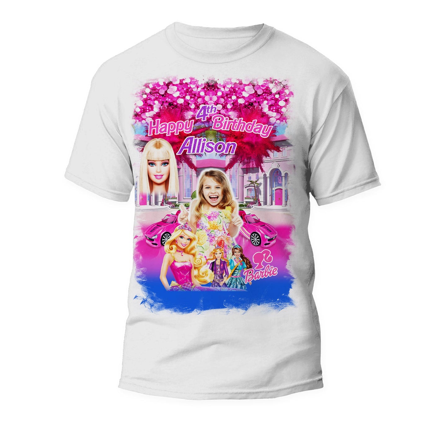 Barbie Centered Front T-Shirt Design