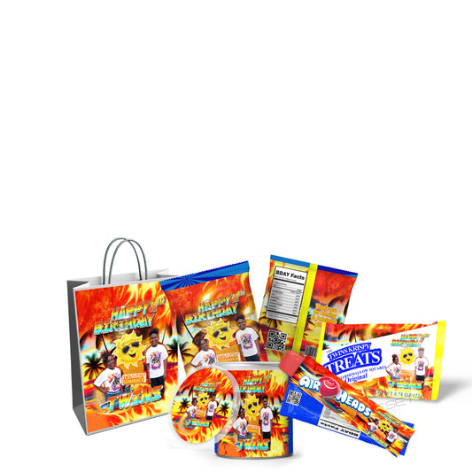 Tropical Party Treat Favor Package
