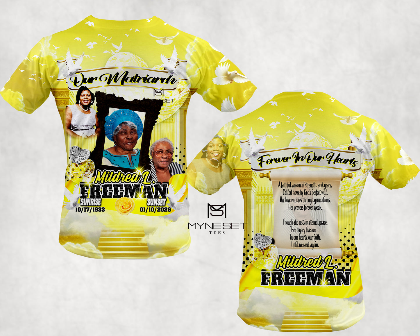 In Loving Memory – Custom Memorial T-Shirt