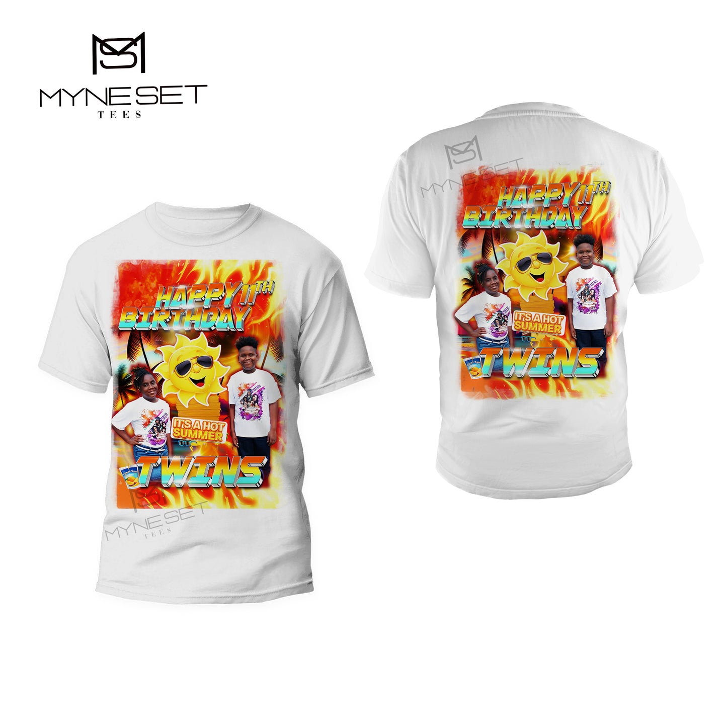 Tropical Summer Centered Front Design