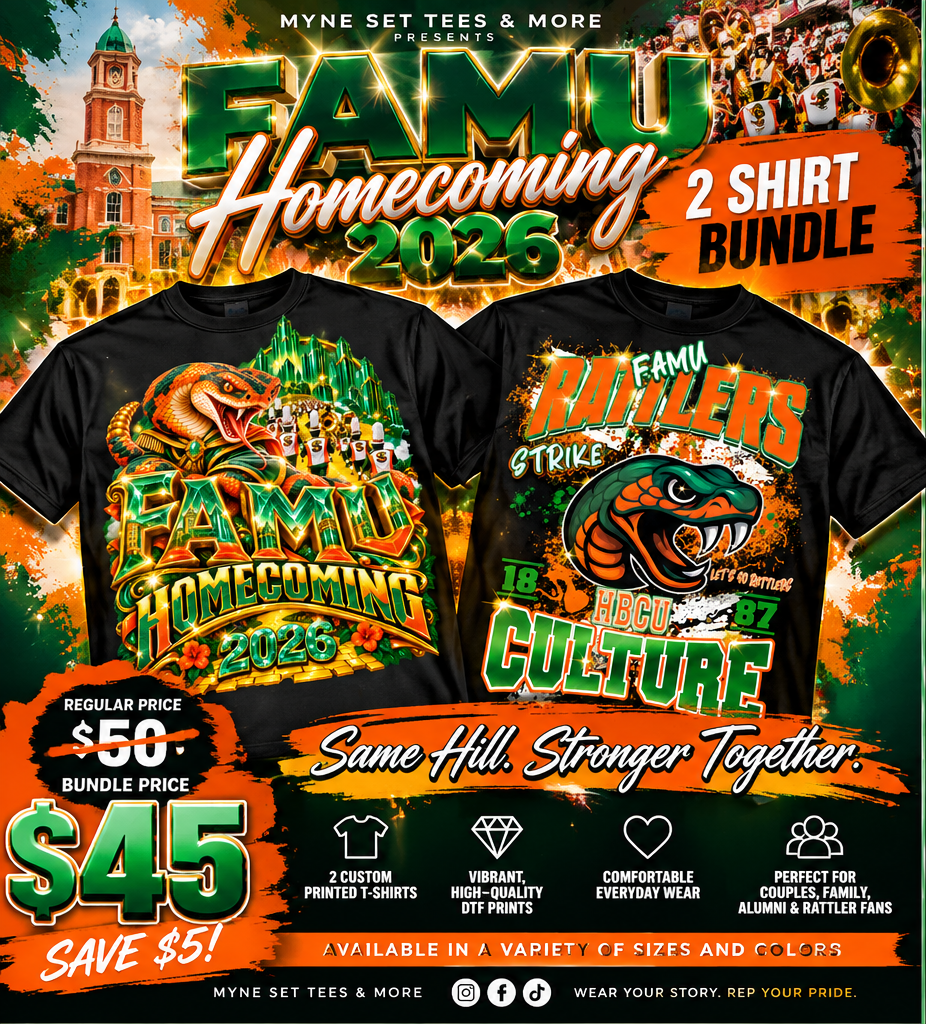FAMU Homecoming 2026 – 2 Shirt Bundle
