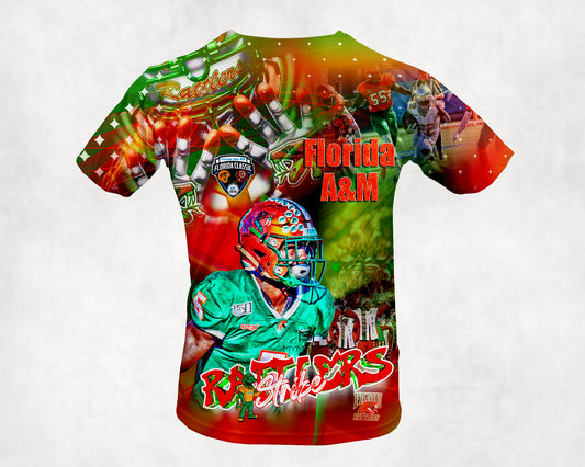 Florida A&M Florida Classic 3D Allover T-Shirt Design