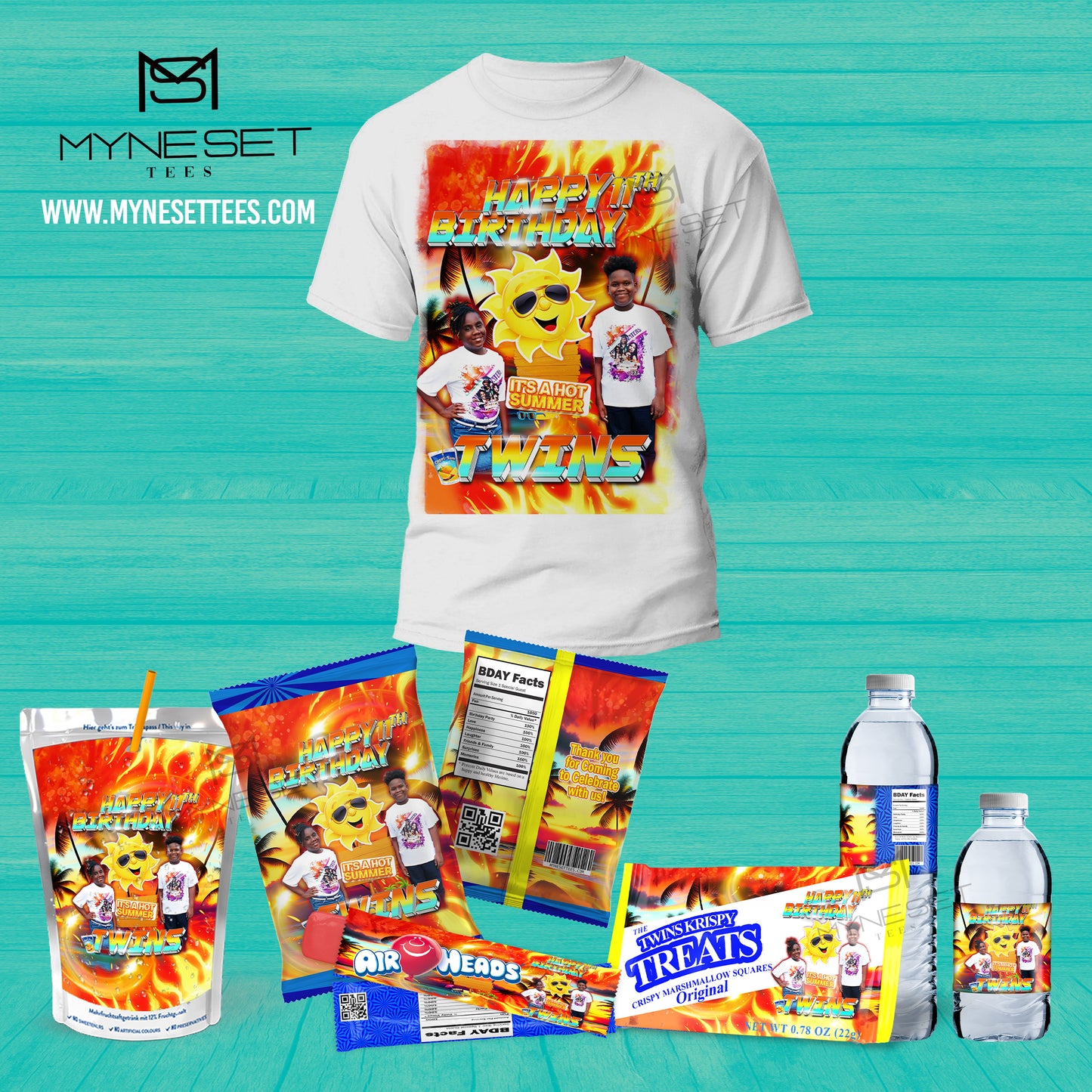 Tropical Party Treat Favor Package