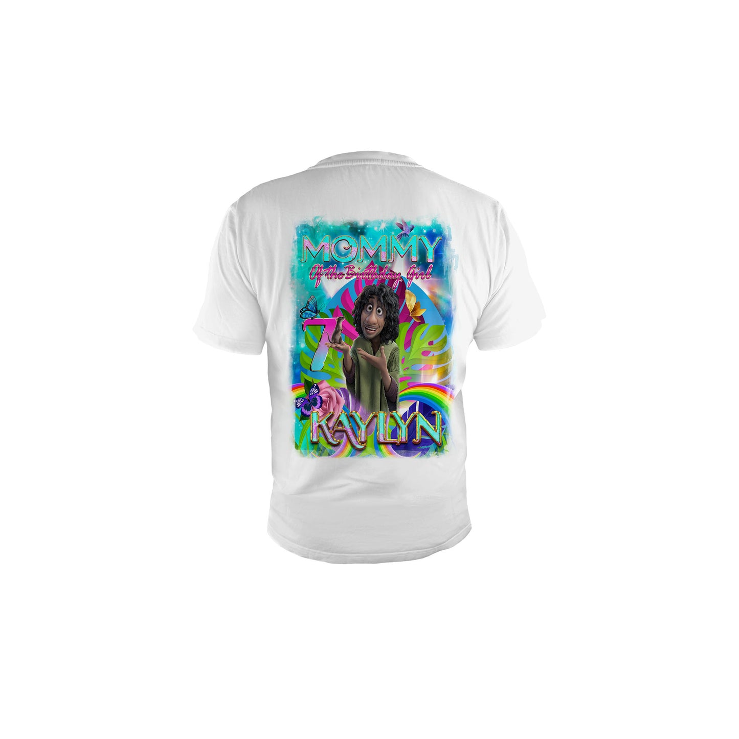 Encanto Custom T-Shirt Design Centered Front 13x19 or 3D All Over Custom T-Shirt Design