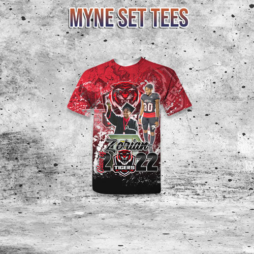 Grunge Graduation 3D Allover T-shirt