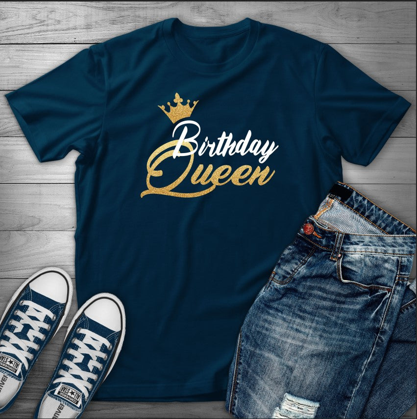 Birthday Queen & Seester T-Shirt Design