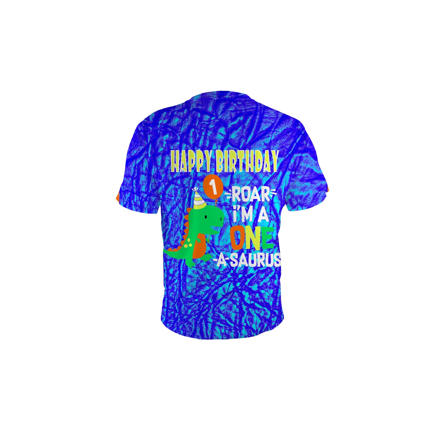 Roar Dinosaur Theme T-Shirt Centered Front 13x19 or 3D Allover Custom T-Shirt