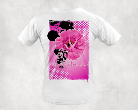Faith Hope Love Centered Front Custom T-shirt