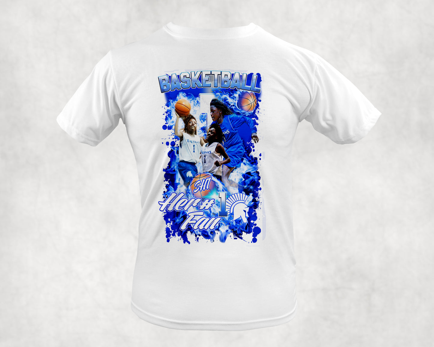 Basketball #1 Fan (Centered Front)