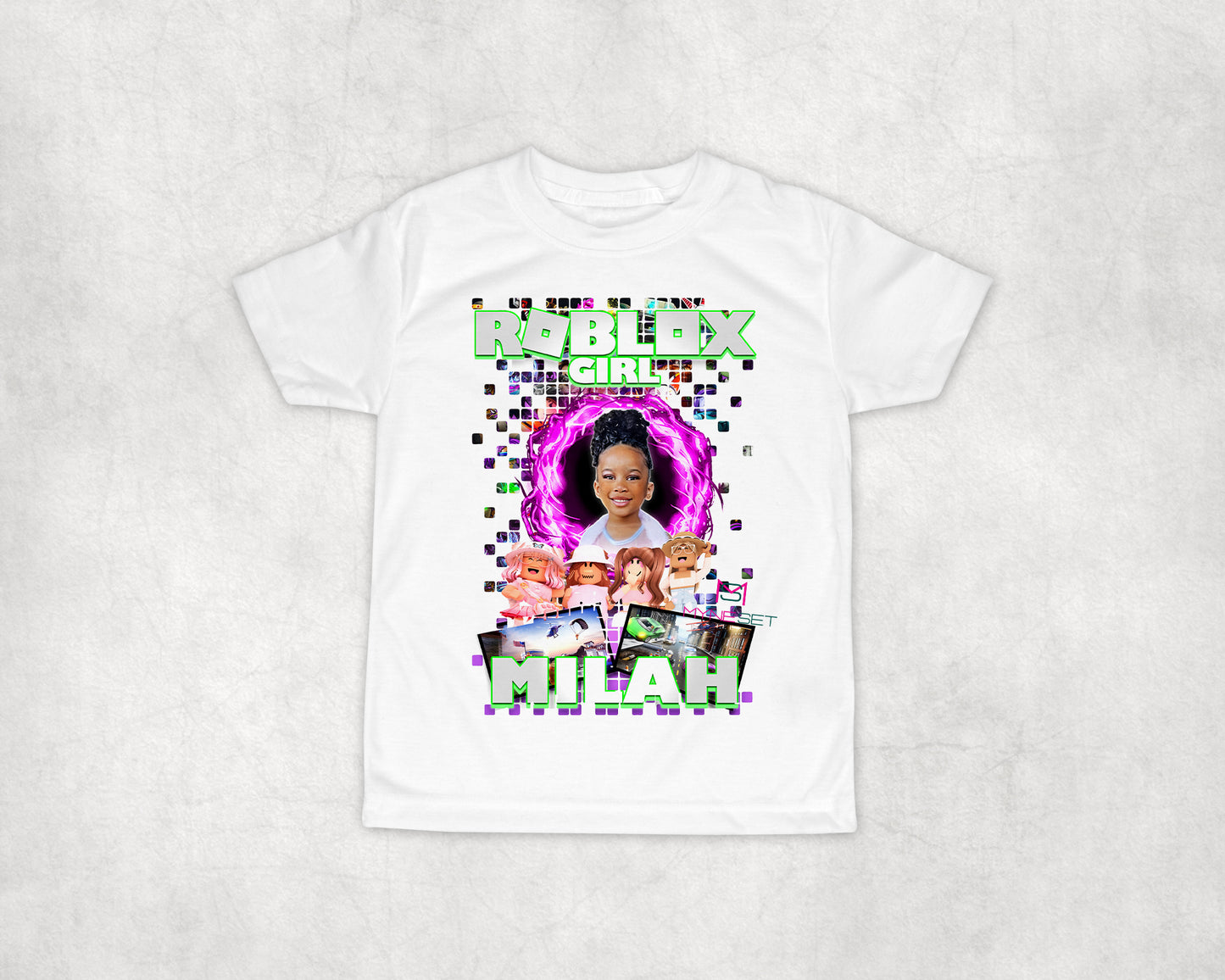 ROBLOX Birthday Centered Front T-shirt Design