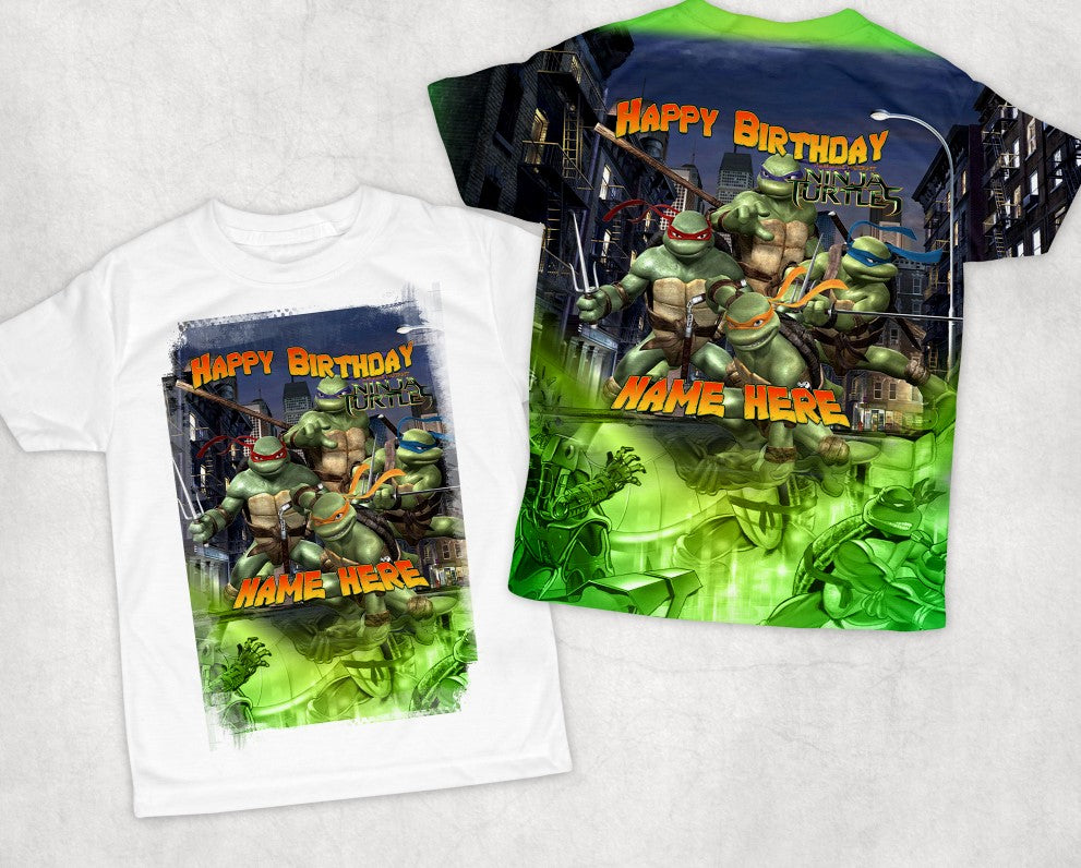 Turtles Birthday T-Shirt Design