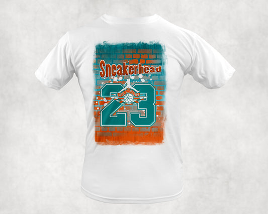 Sneakerhead Centered Front T-Shirt Design