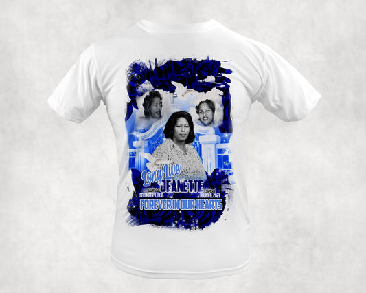 Blue Rose Memorial Shirt