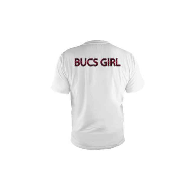 Tampa Bay Bucs Love Custom T-Shirt Design Centered Front 13x19